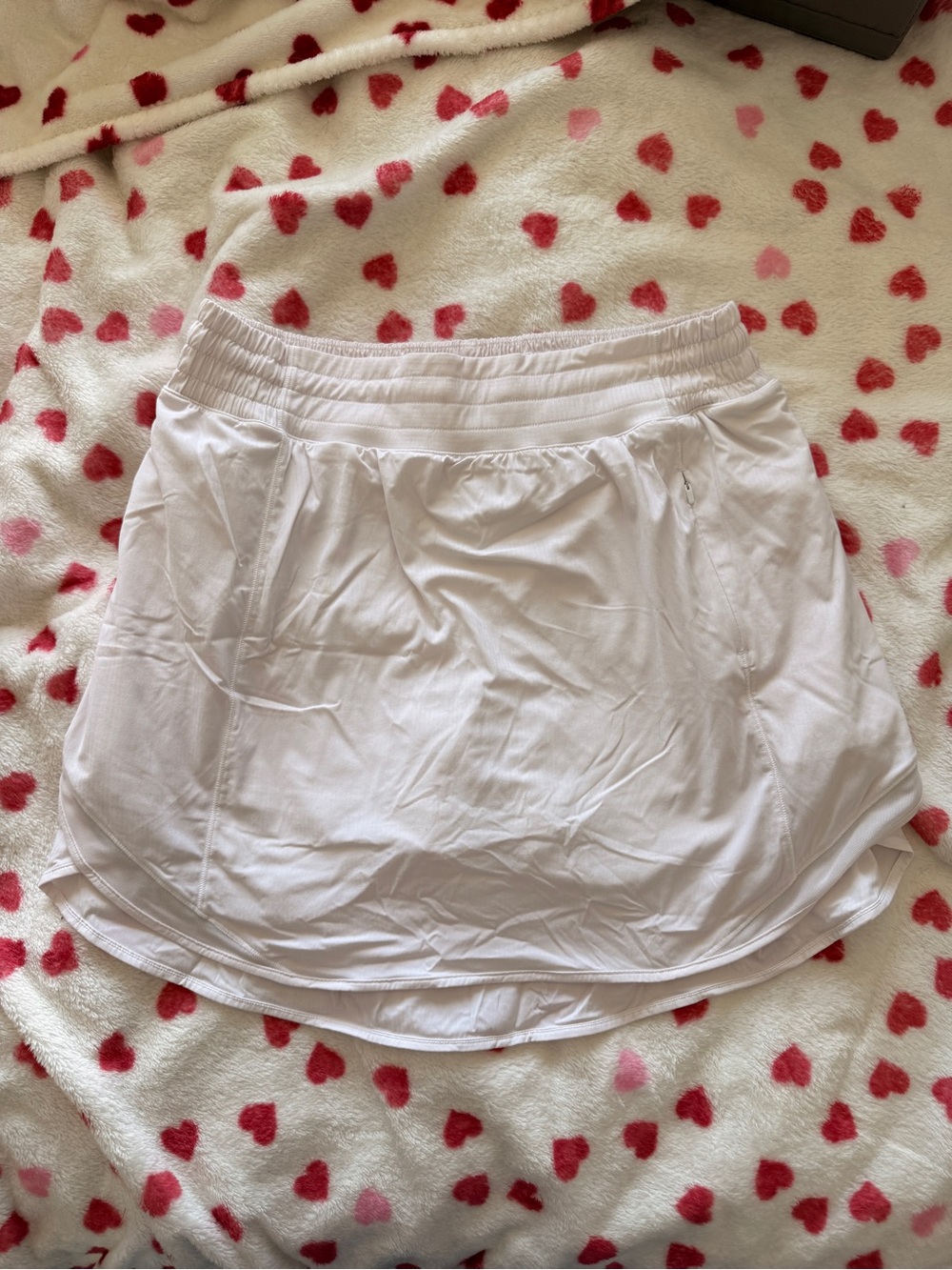 lululemon athletica White skort with Elastic Waistband